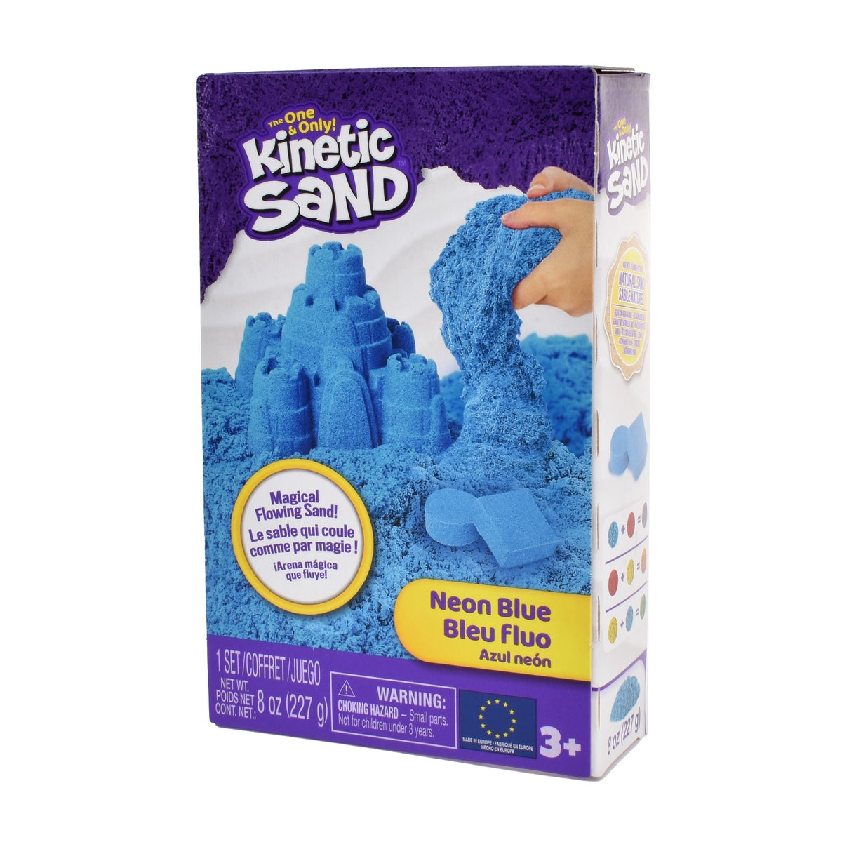 Arena Magica Neon 227 Gramos Kinetic Sand - Azul Neon